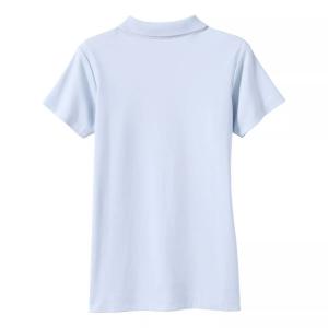 Женская рубашка-поло в школьной форме Lands' End для девочек 2–20 лет Lands' End, темно-фиолетовый