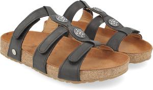 Женские кожаные сандалии HAFLINGER Alice с открытым носком и регулируемой застежкой, черный