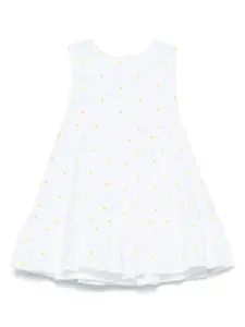 Платье с цветочной вышивкой Il Gufo, белый