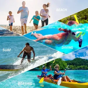 Водные обувь IceUnicorn для мужчин и женщин, пляжные, для плавания, акваноски, для бассейна, быстросохнущие, для йоги, серый