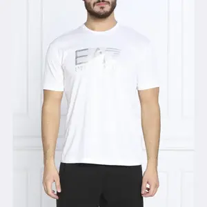Футболка стандартного кроя Ea7, белый