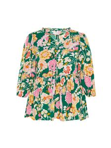Женская блузка зеленого цвета, разноцветная Usha