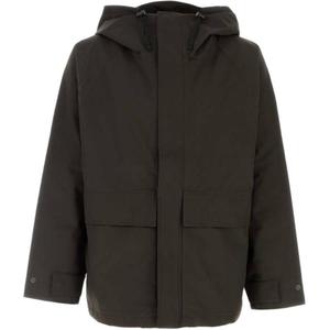 Nanamica Классическая куртка с капюшоном, Green Gray