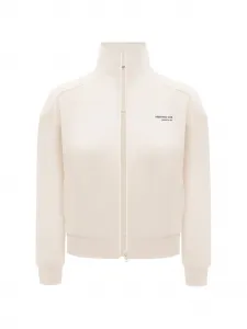 Свитшот на молнии Calme Annafoxy, бежевый