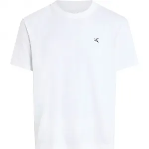 Футболка с коротким рукавом Calvin Klein Jeans Serif Font Graphic, белый