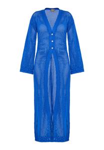 Вязаный кардиган ebeeza Knit Cardigan, коабльтовый синий