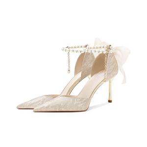 MXGM Тонкие каблуки на шпильке женские шампань, цвет Champagne