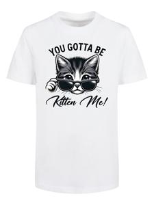Рубашка F4NT4STIC Kätzchen You Gotta Be Kitten Me!, белый