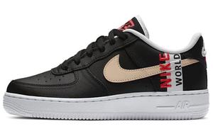 Кроссовки Nike Air Force 1 Low LV8 Worldwide Pack Grey Crimson GS