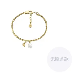 EMPORIO ARMANI Латунный браслет женский золотой