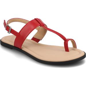 Женские плоские сандалии Journee, red