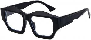 Солнцезащитные очки с геометрической оправой в форме многоугольника для женщин, роскошные, модные, нестандартной формы, в стиле панк, с защитой от УФ-излучения UV400, для мужчин, SUN4535 Generic, C6blackantibluelight