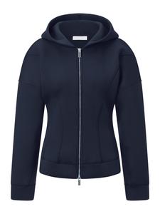 Толстовка с капюшоном на молнии Rich & Royal, синий/темно-синий