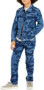 Футболка GUESS для мальчиков Eco Oversize с вышитым логотипом, Pasadena Stone