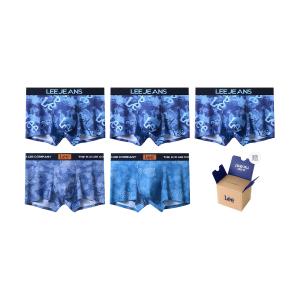 Трусы-боксеры Cordura мужские, 5 пар Lee, светло-голубой