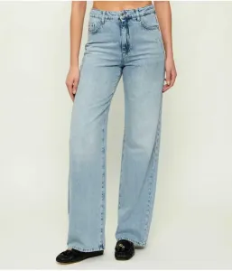 Джинсы relaxed fit Patrizia Pepe, небесно-голубой