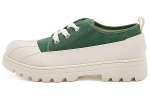 Кроссовки Canvas Unisex Low Top Лесной Зеленый | Бежевый Native Shoes