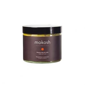 Апельсин и корица, солевой скраб для тела Апельсин с корицей, 300 г Mokosh, Body Salt Scrub