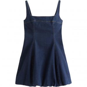 Abercrombie＆Fitch Джинсовая короткая юбка Women's Dark Blue