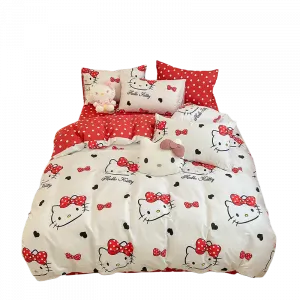 100% Cotton Пододеяльник Twill Print Skin Friendly 100% Cotton Bedding For Home Use Cartoon Пододеяльник Sanrio, Polka Dot Kt