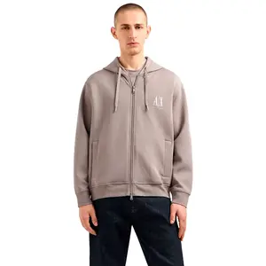 Толстовка Armani Exchange XM000371_AF10818 full zip, бежевый