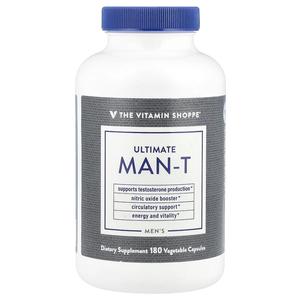 The Vitamin Shoppe, Men's Ultimate Man-T, 180 растительных капсул