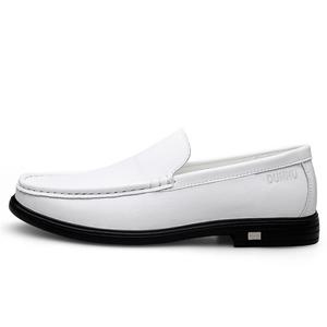 Dunnu Мужские повседневные кроссовки низкие черно-белые, цвет White