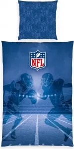 Комплект постельного белья Renforcé, 2 предмета, 135 x 200 см, цвет "Американский футбол NFL", синий Herding