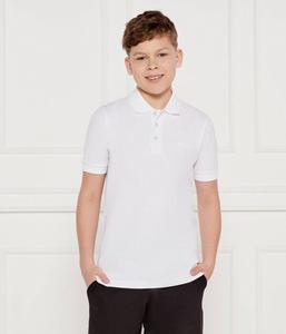 Рубашка поло Regular fit Hugo Kids, белый