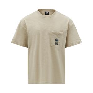 Футболка мужская CAT, хаки