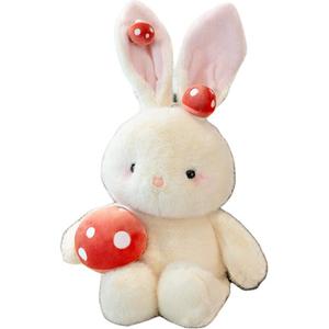 ZITONG Милый гриб белый кролик плюшевая кукла высота 40см/60см/85см