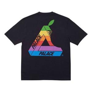 Футболка PALACE Jobsworth T-Shirt Creative Apple Printing Short Sleeve Unisex Black, черный
