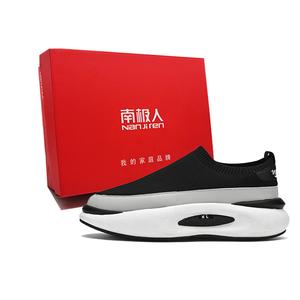 NANJIREN Низкие повседневные мужские туфли - черно-серые [Коробка], цвет Black Gray[Box]