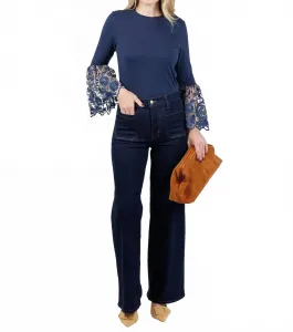 Джинсы Le Slim Palazzo Modernist Pocket Jeans в цвете Rinse Frame