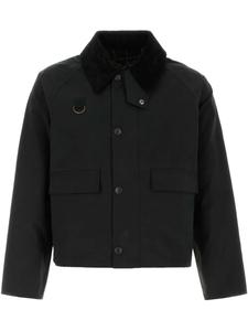 Куртка Barbour с воротником из овчины, черный