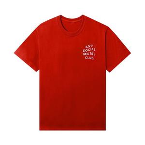 Футболка Anti Social Social Club Partly Cloudy Tee, красный