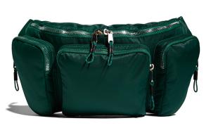 Adidas Полиамидная поясная сумка унисекс темно-зеленая, Dark Green