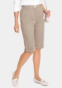 Брюки GOLDNER Bermuda Baumwollhose Carla, бежевый