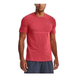 Футболка rush seamless legacy t-shirt 'red' Under Armour, красный