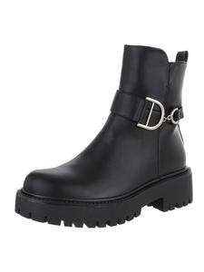 Ital-Design Черные туфли на высоком каблуке