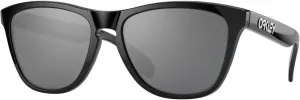 Солнцезащитные очки Oakley OO9245 Frogskins с низкой переносицей и квадратной формой оправы, Polished Black/Prizm Black