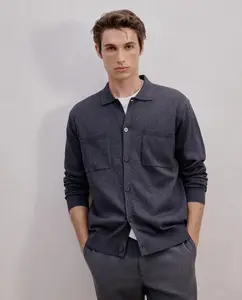 мужская кофта с карманами Dustin, темно-серый