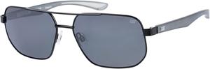 Caterpillar мужские 8013 поляризованные солнцезащитные очки Navigator, Matte Black/Matte Grey Crystal