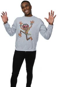 Классический свитшот с изображением животных Хизер The Muppets, серый