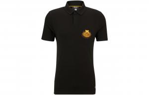 HUGO BOSS Мужская черная поло