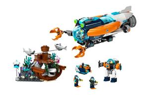 Конструктор City Collection Deep Sea Exploration Submarine, 842 детали, 60379 LEGO