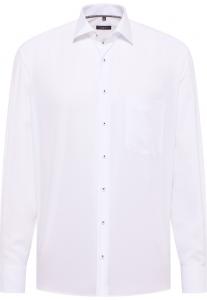 Рубашка на пуговицах классического кроя ETERNA, белый