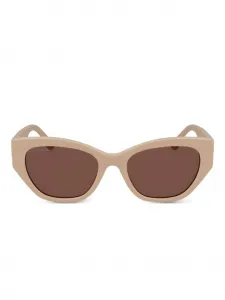 Солнцезащитные очки в оправе 'кошачий глаз' Lacoste, коричневый