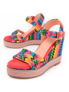 Разноцветные сандалии Compensées Salia8 Montevita