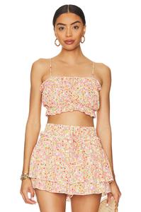 Топ Show Me Your Mumu Dakota, цвет Beachy Blossom
